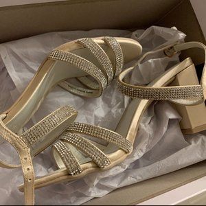 Champagne Wedding or Prom Shoes Size 6M Style Amara BRAND NEW